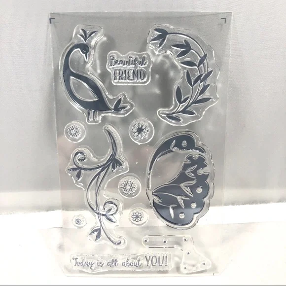 Stampin’ Up! BEAUTIFUL PEACOCK Stamps Set (12 stamps) Item 147239 - Picture 3 of 3